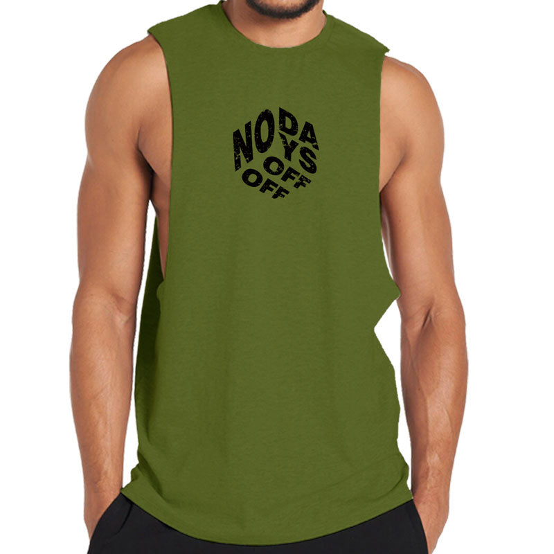 No Days Off Graphic Men's Tank Top