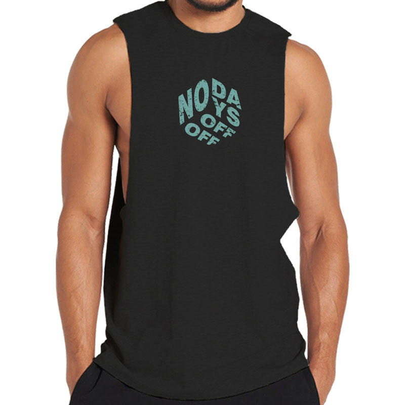 No Days Off Graphic Men's Tank Top