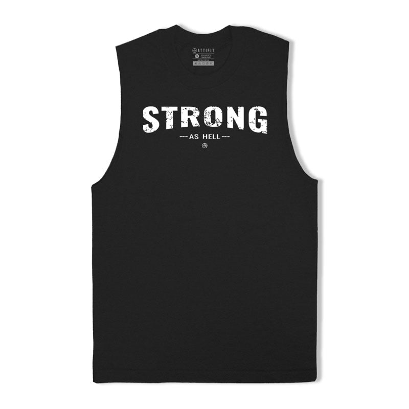 Cotton Strong Graphic Workout Tank Top