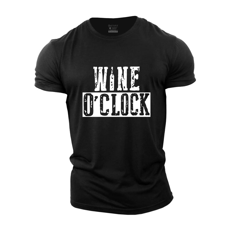 Wine O'clock Men's T-shirts