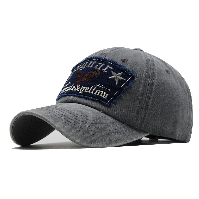 Eagles Embroidered Washed Baseball Hat