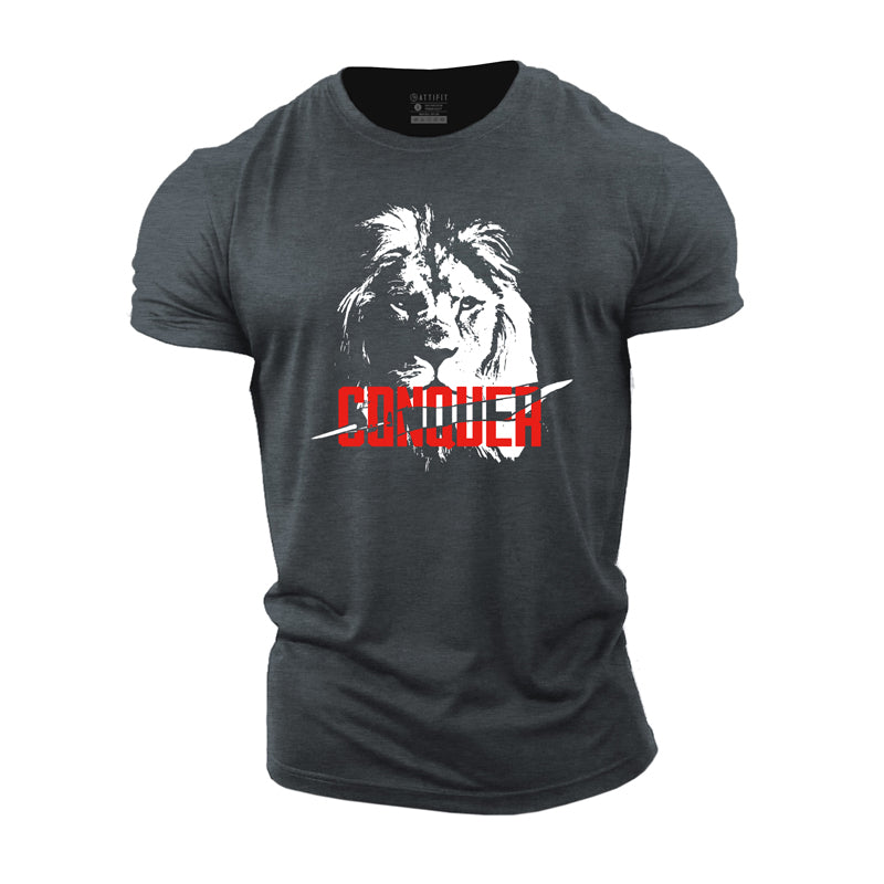 Conquer Men's Gym T-shirts