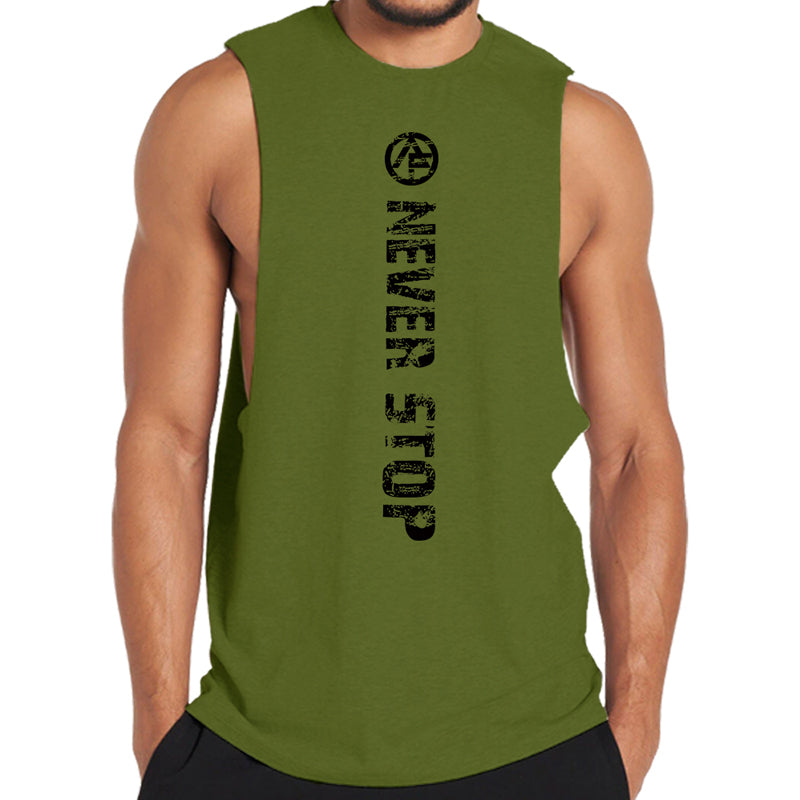 Never Stop Men's Tank Top
