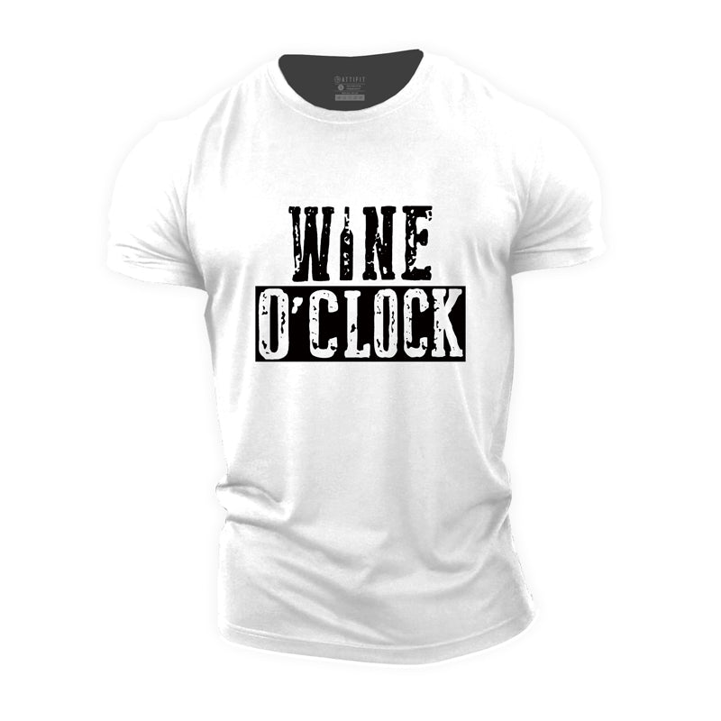 Wine O'clock Men's T-shirts