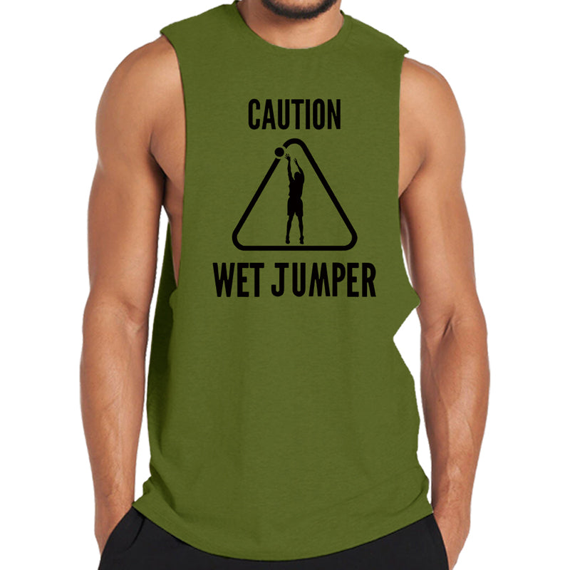 Caution Wet Jumper Tank Top