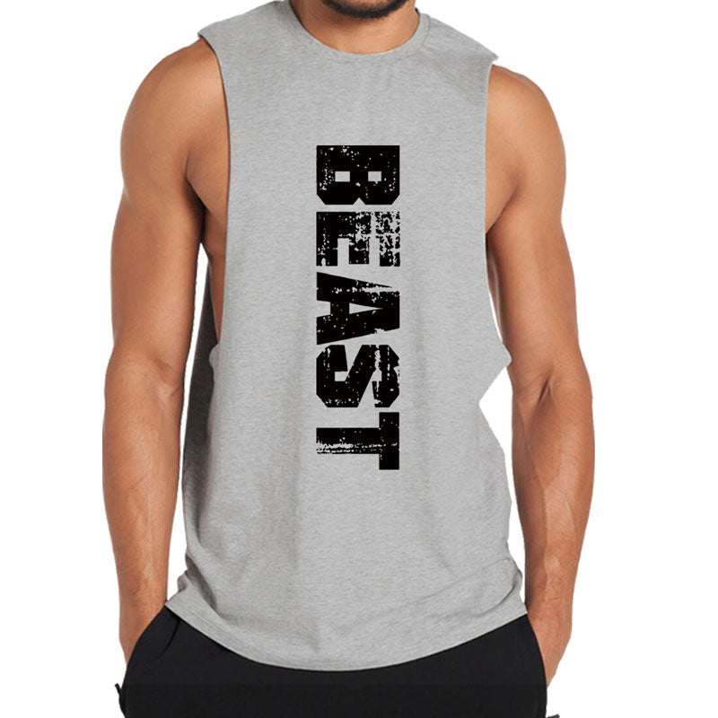 Cotton Beast Graphic Men's Tank Top