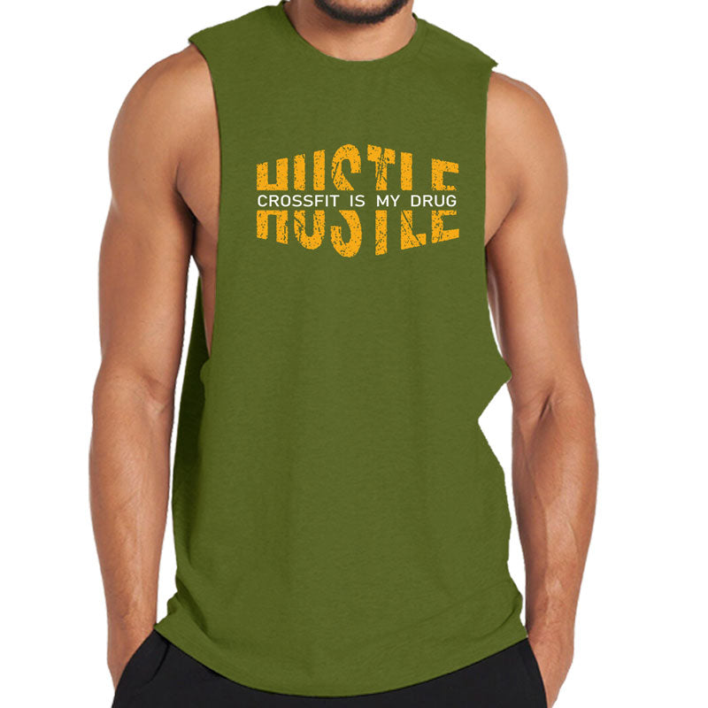 Cotton Hustle Graphic Men's Tank Top