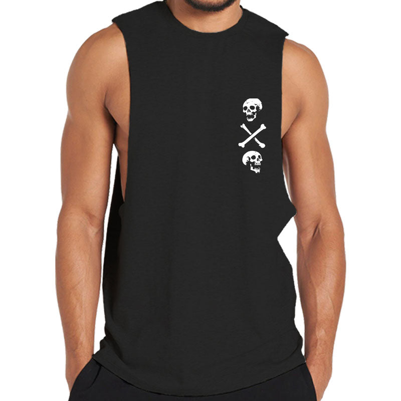 Cotton Skull Men's Tank Top