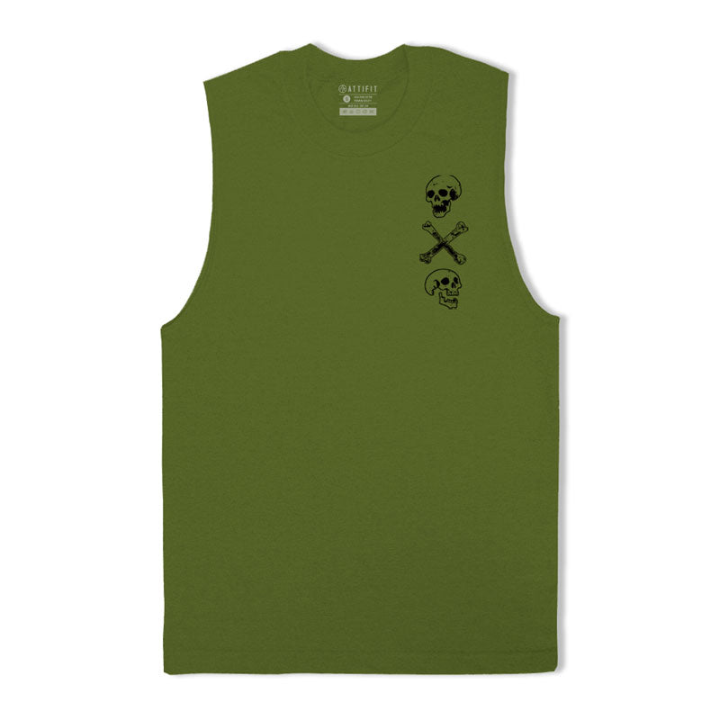 Cotton Skull Men's Tank Top