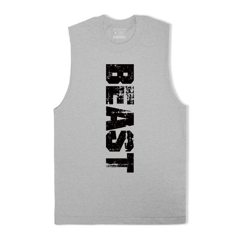 Cotton Beast Graphic Men's Tank Top