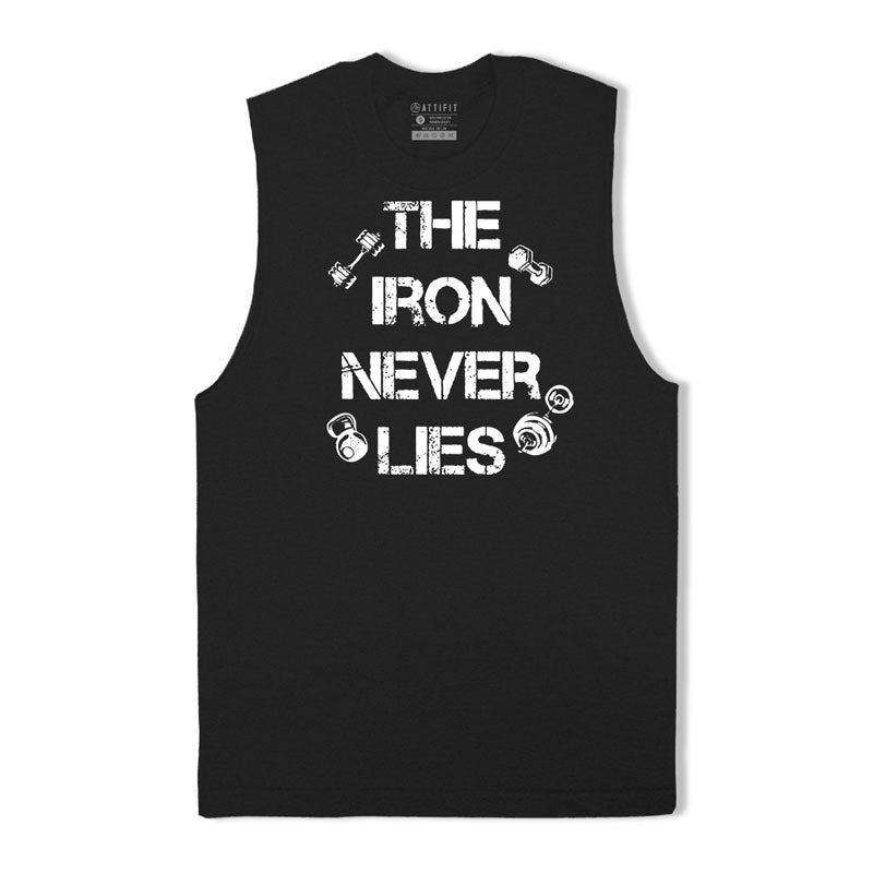 Iron Never Lies Graphic Men's Tank Top