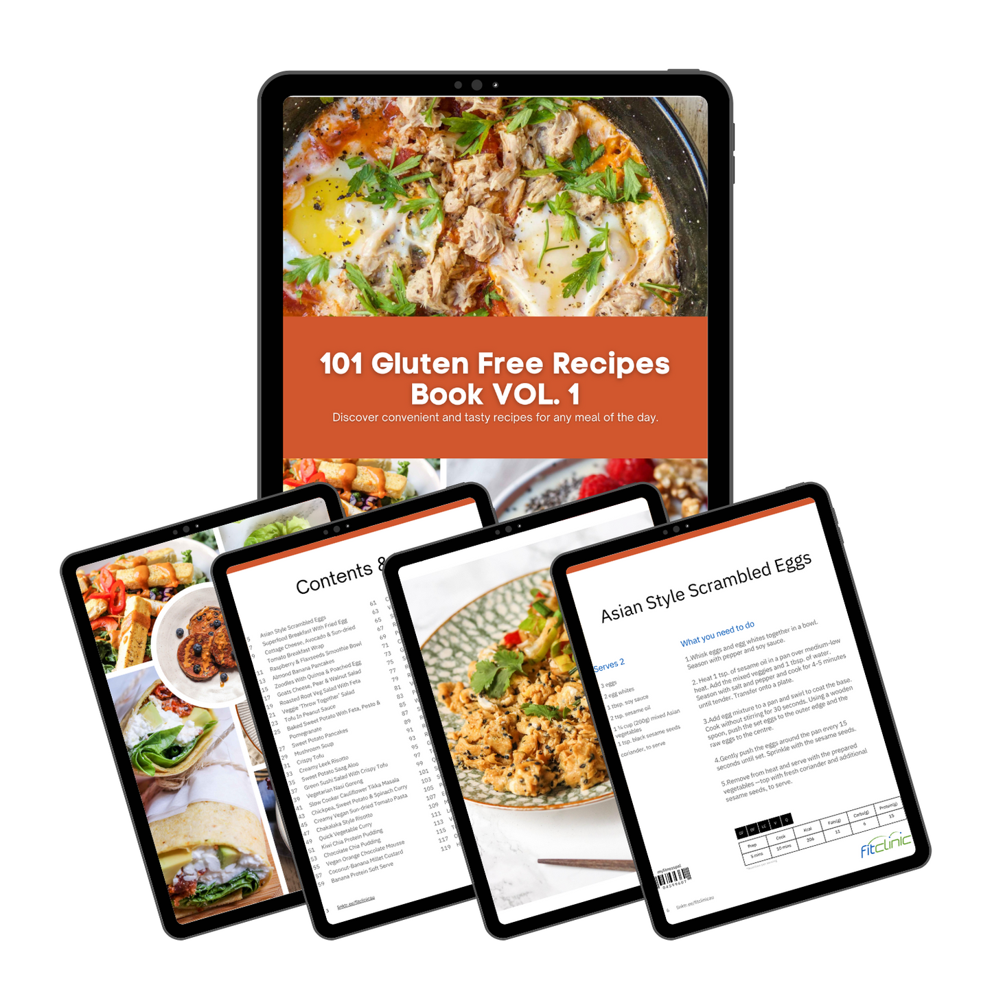 101 Gluten-free Recipes (Vol. 1 and Vol. 2)