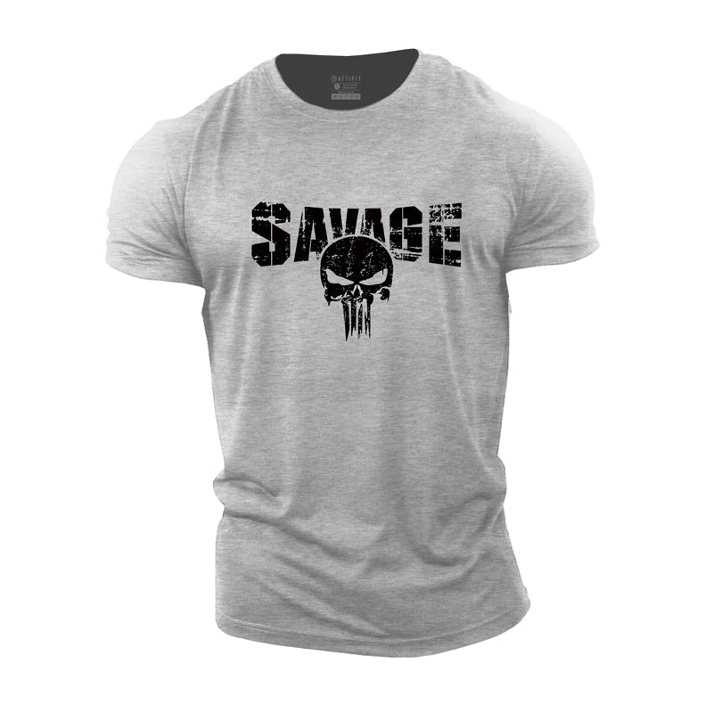 Savage Skull Men's T-shirts