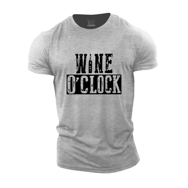 Wine O'clock Men's T-shirts