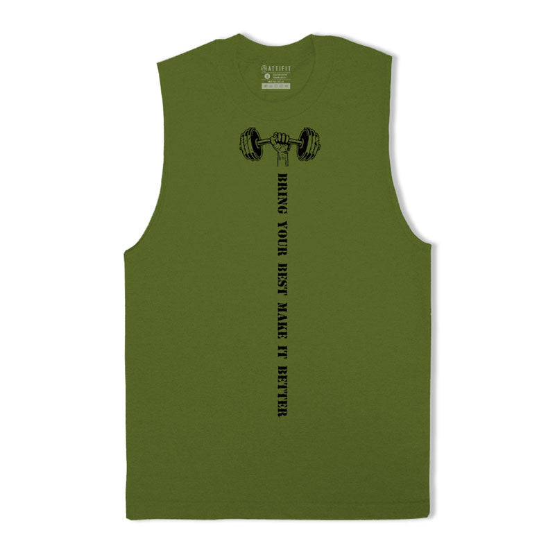 Bring Your Best Graphic Men's Tank Top