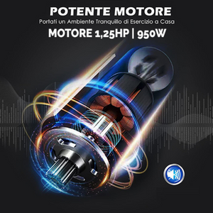 Tapis Roulant Elettrico Pieghevole 12 km/h