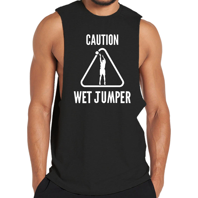 Caution Wet Jumper Tank Top