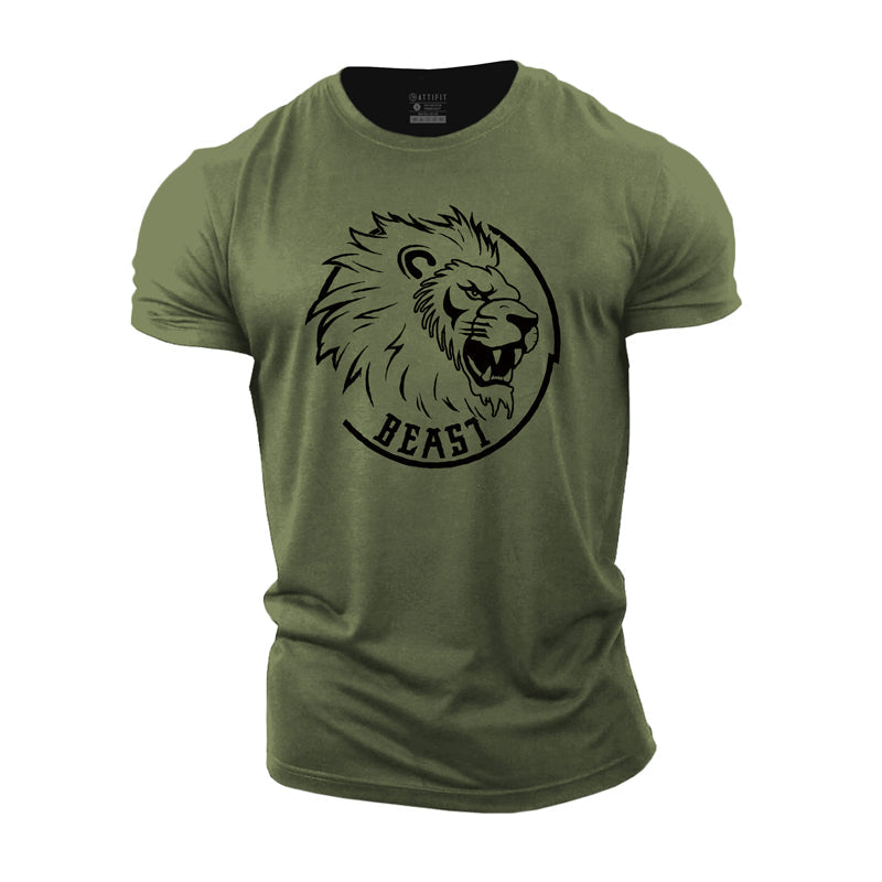 Beast Lion Men's T-shirts
