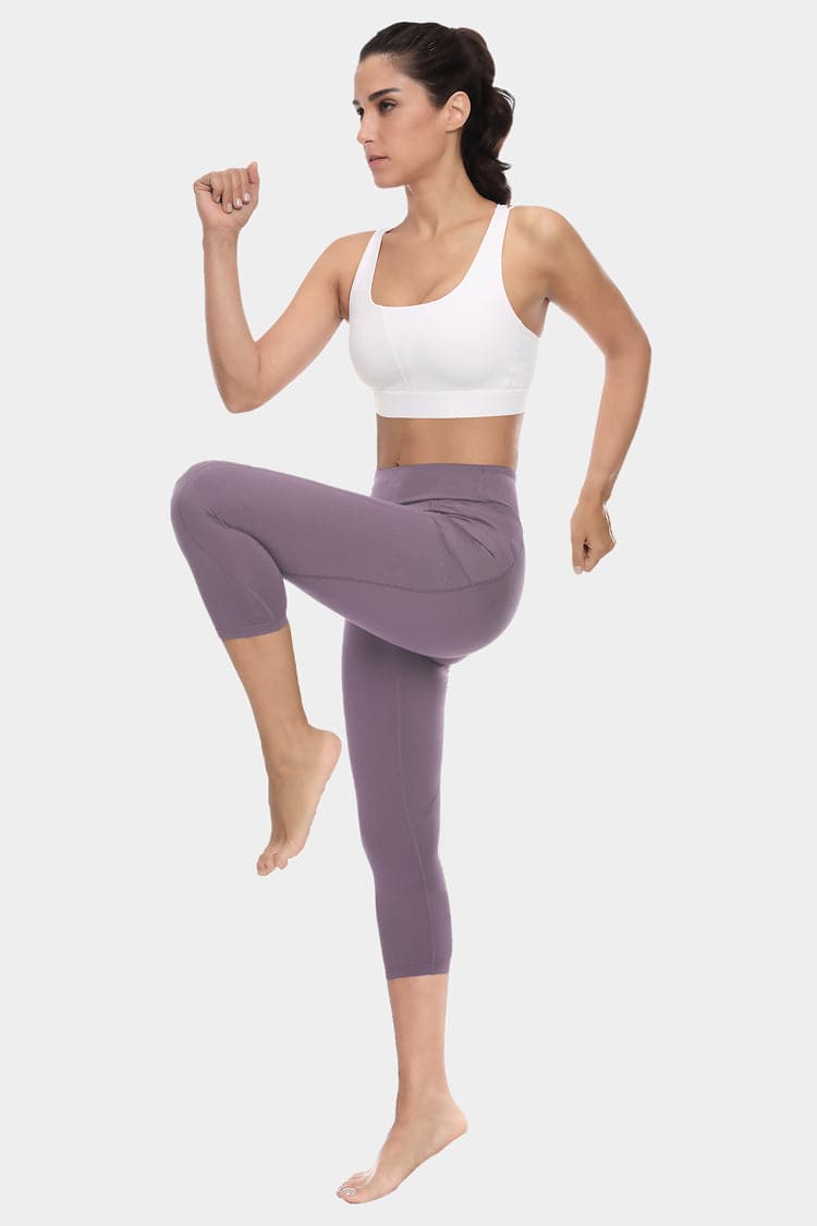 Vutru High-Waist Sports Capri Leggings