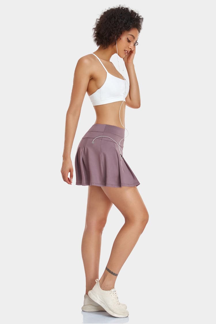 Vutru Solid Color Tennis Skort