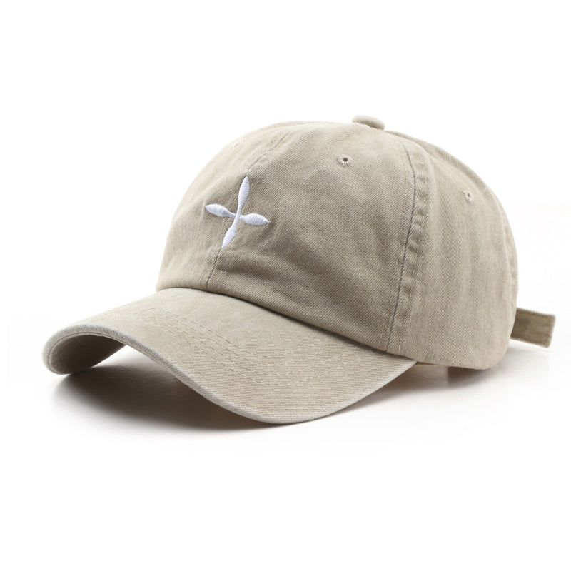 Adjustable Simple Retro Washed Baseball Cap