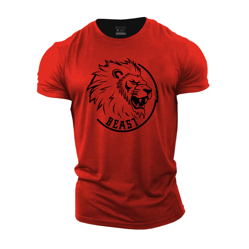 Beast Lion Men's T-shirts