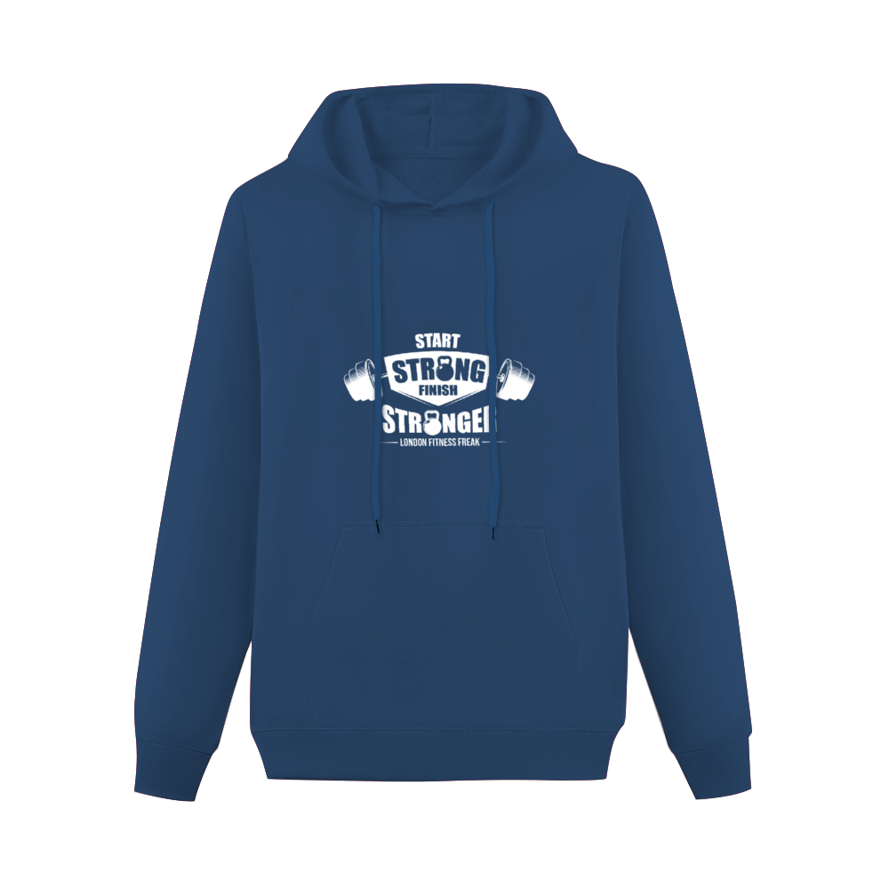 Unisex Start Strong Finish Stronger Hoodie