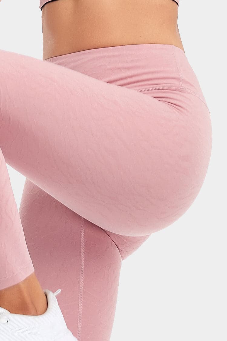 Vutru High-Waist Jacquard Tight Leggings
