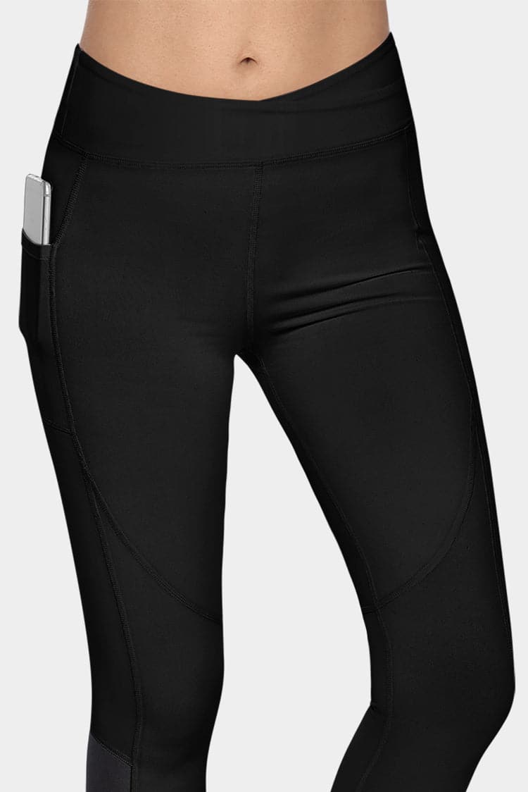 Vutru Low-Waist Side Pocket Capri Leggings