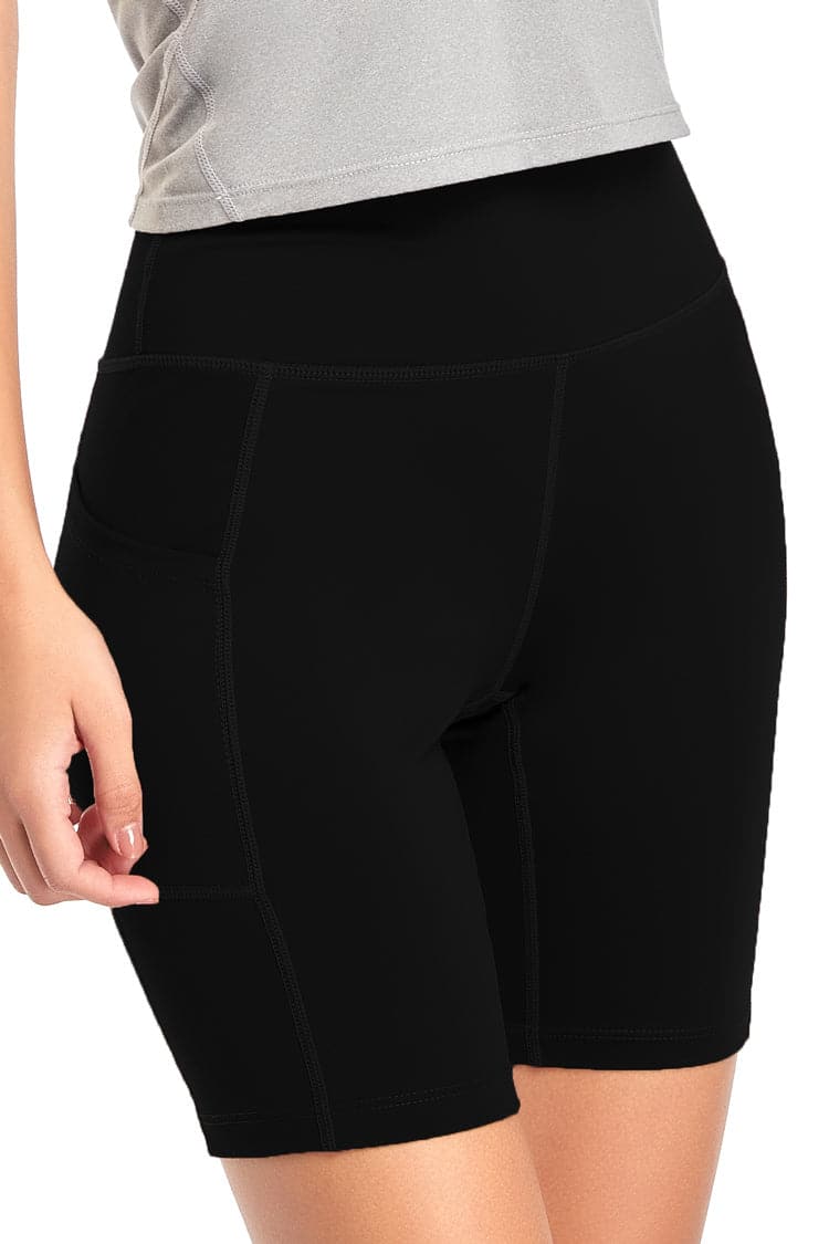 Vutru High-Waist Solid Training Shorts