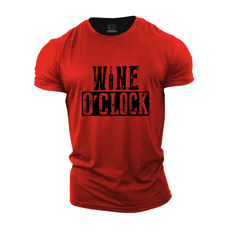 Wine O'clock Men's T-shirts