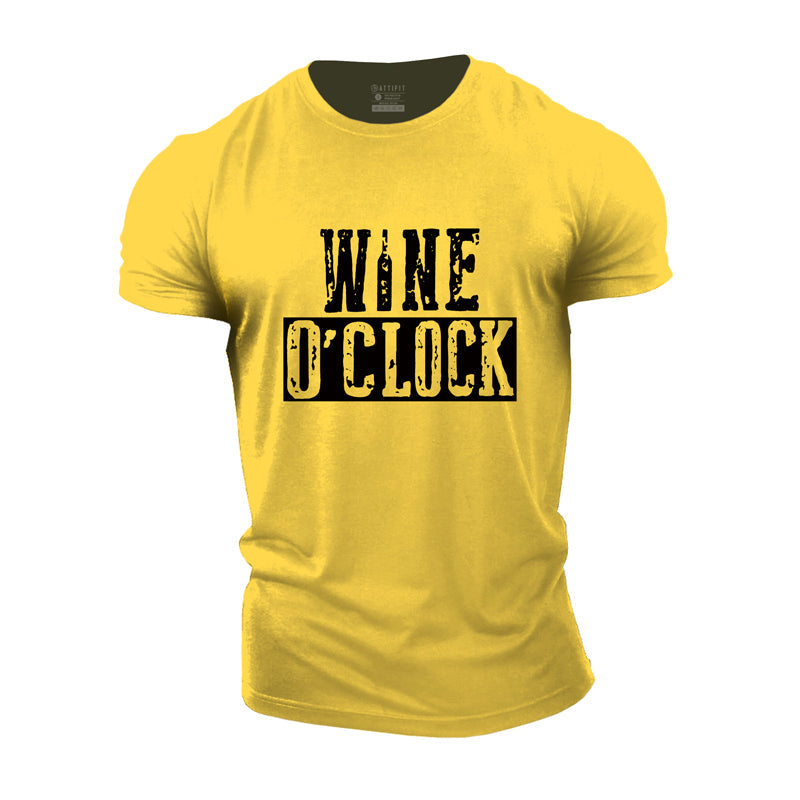 Wine O'clock Men's T-shirts