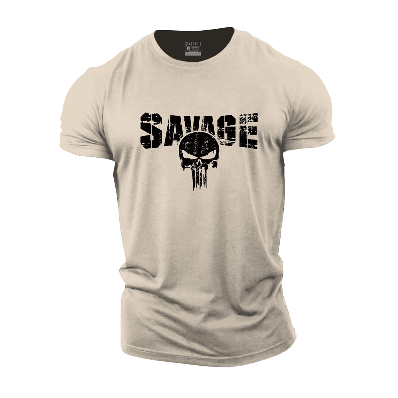 Savage Skull Men's T-shirts