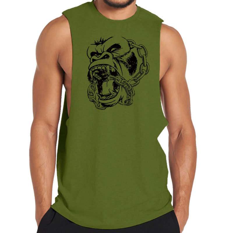 Cotton Gorilla Graphic Men's Tank Top