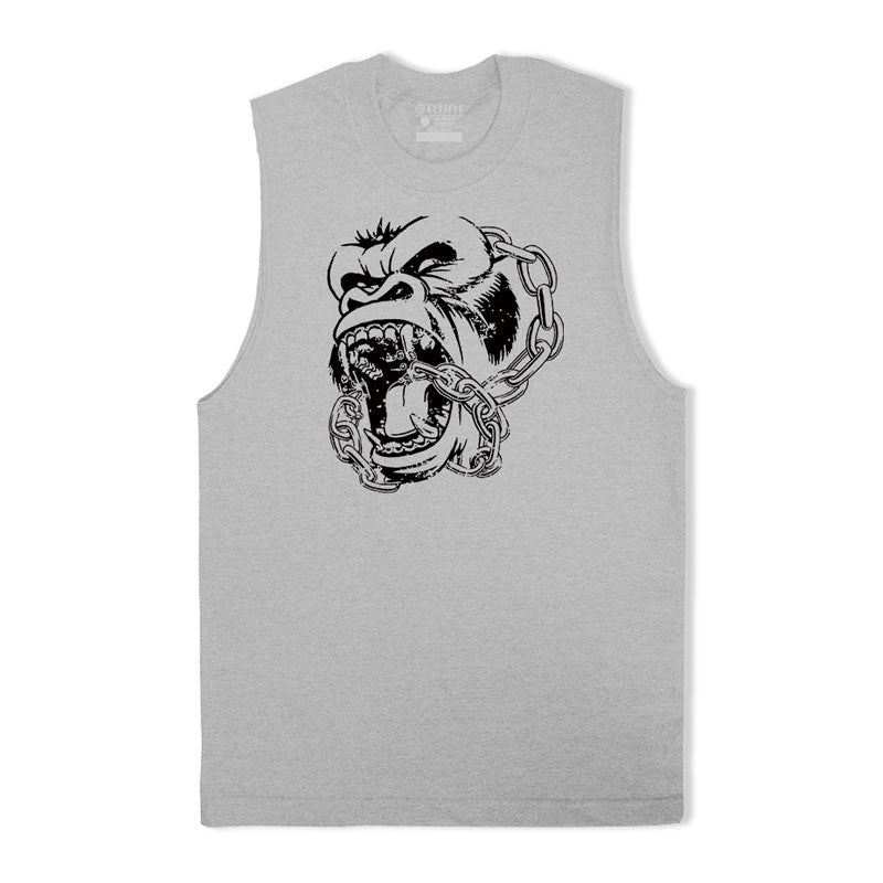 Cotton Gorilla Graphic Men's Tank Top