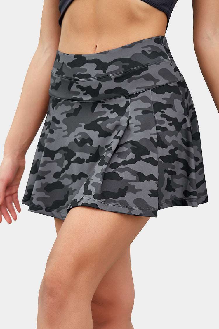 Vutru Camo Printed Tennis Skort