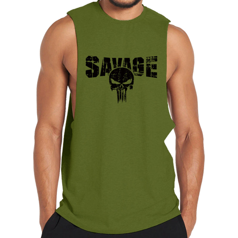 SKULL Savage Men's Tank Top