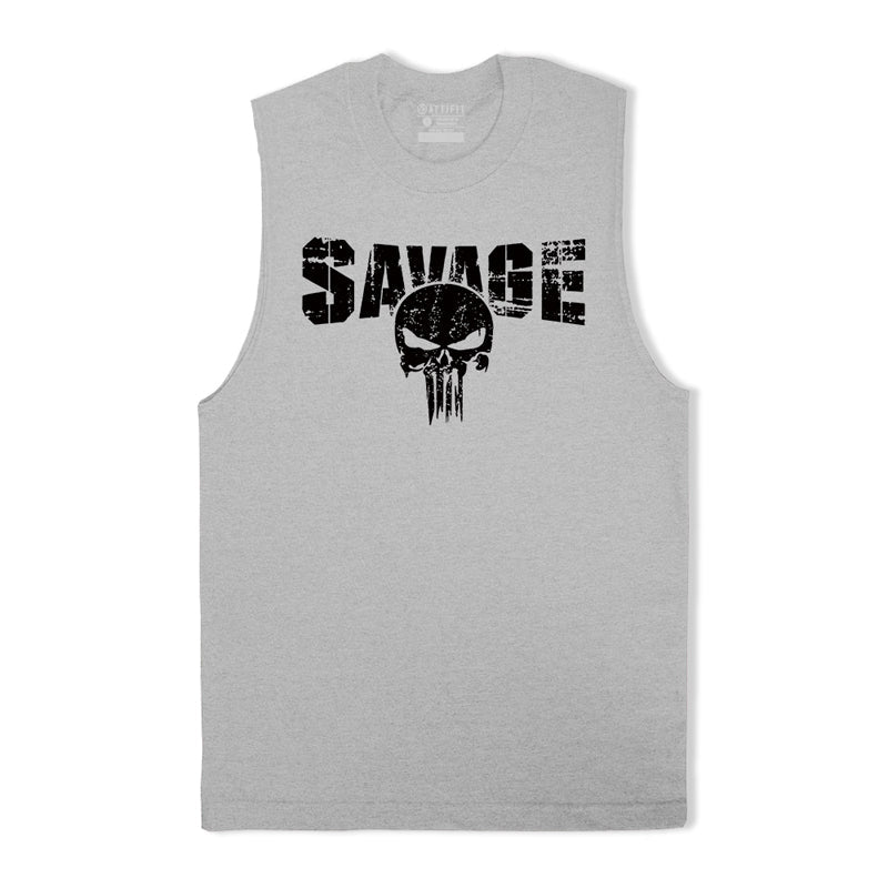 SKULL Savage Men's Tank Top