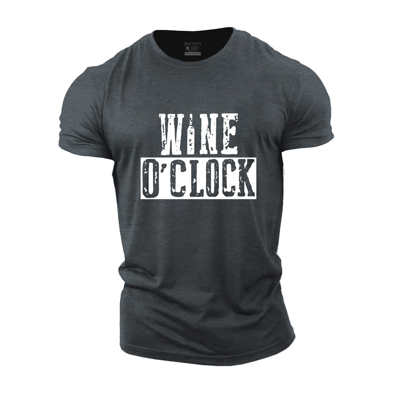 Wine O'clock Men's T-shirts