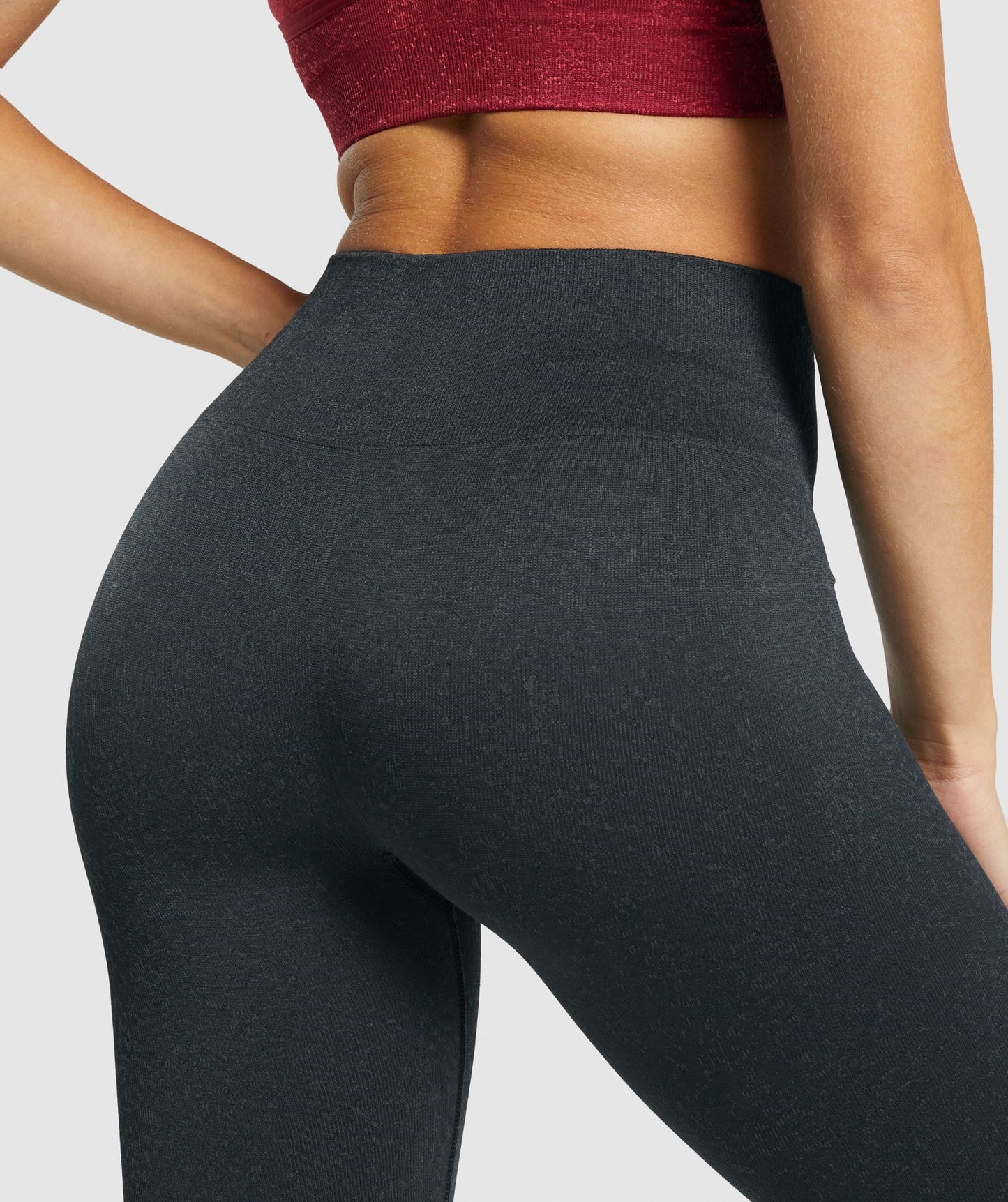 Gymshark Adapt Fleck Seamless Leggings - Mineral | Black