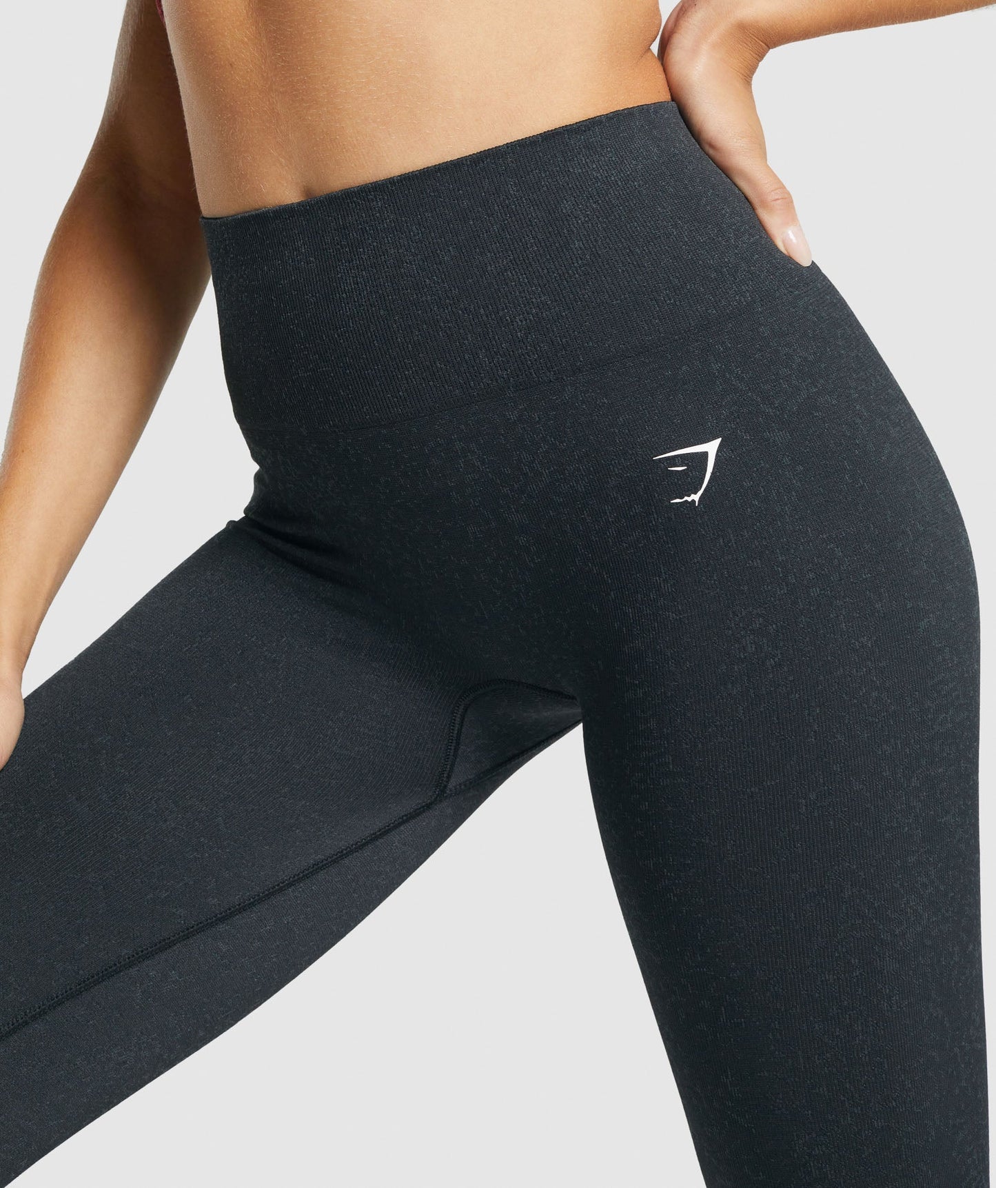 Gymshark Adapt Fleck Seamless Leggings - Mineral | Black