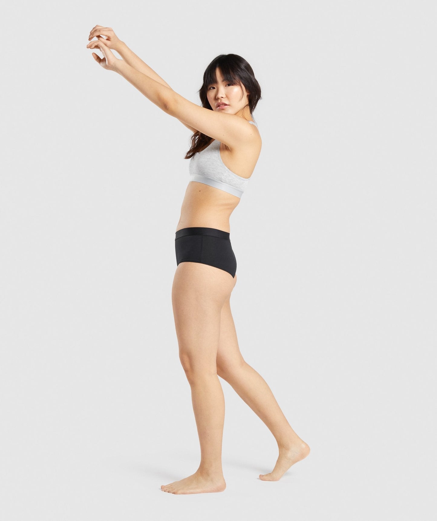 Gymshark Cotton Boyfriend Shorts - Black