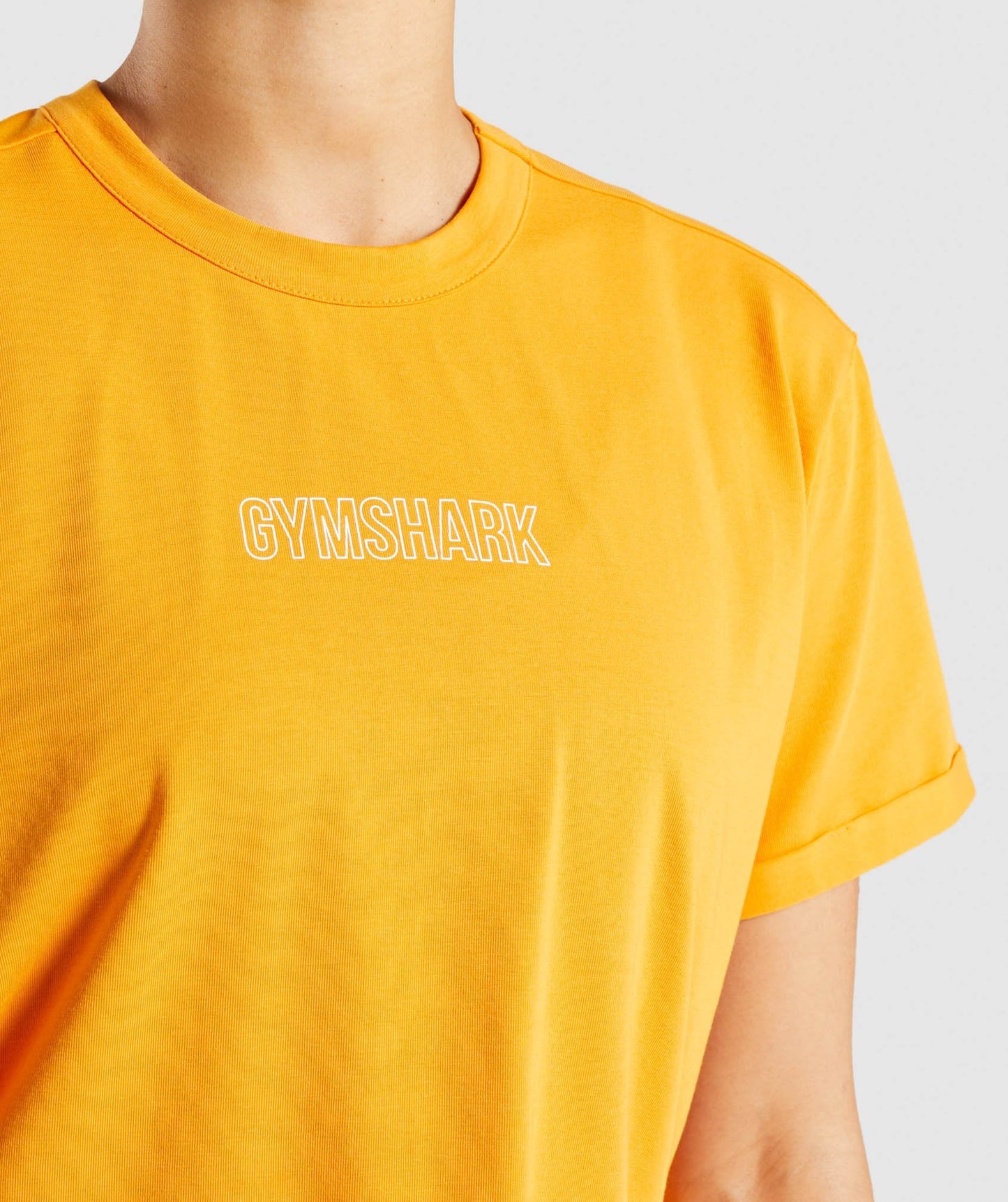 Gymshark Distort Graphic T-Shirt - Orange