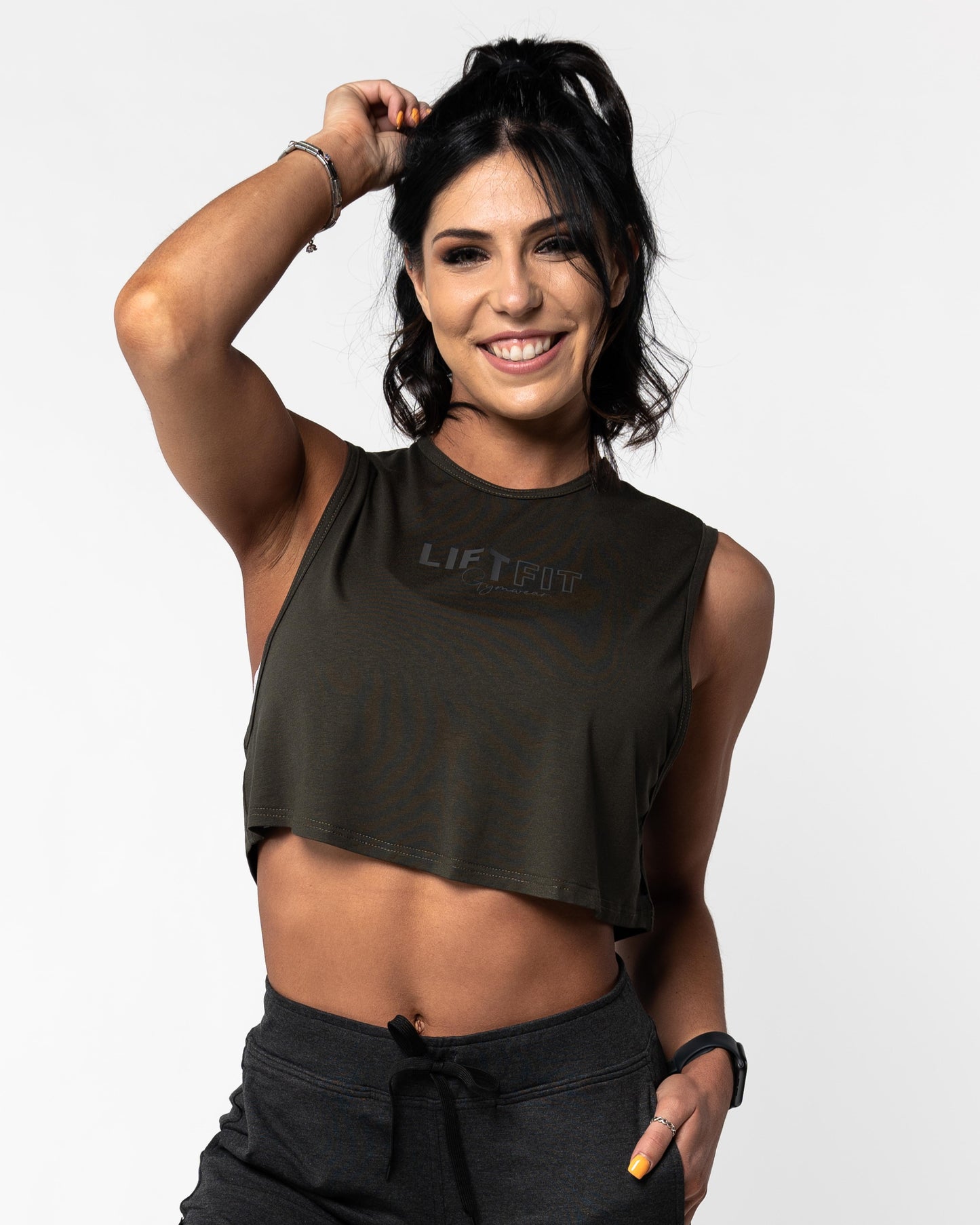 LFTFIT Drop Arm Crop Vest