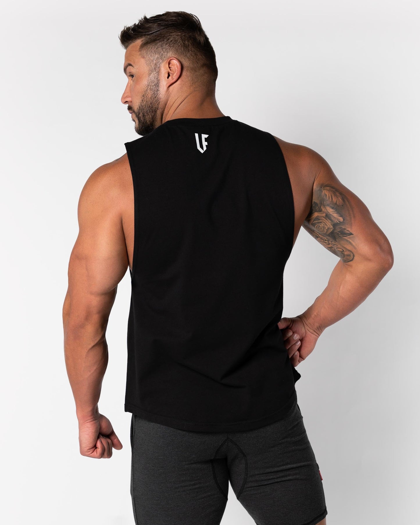 Distressed LIFT Drop Arm Vest