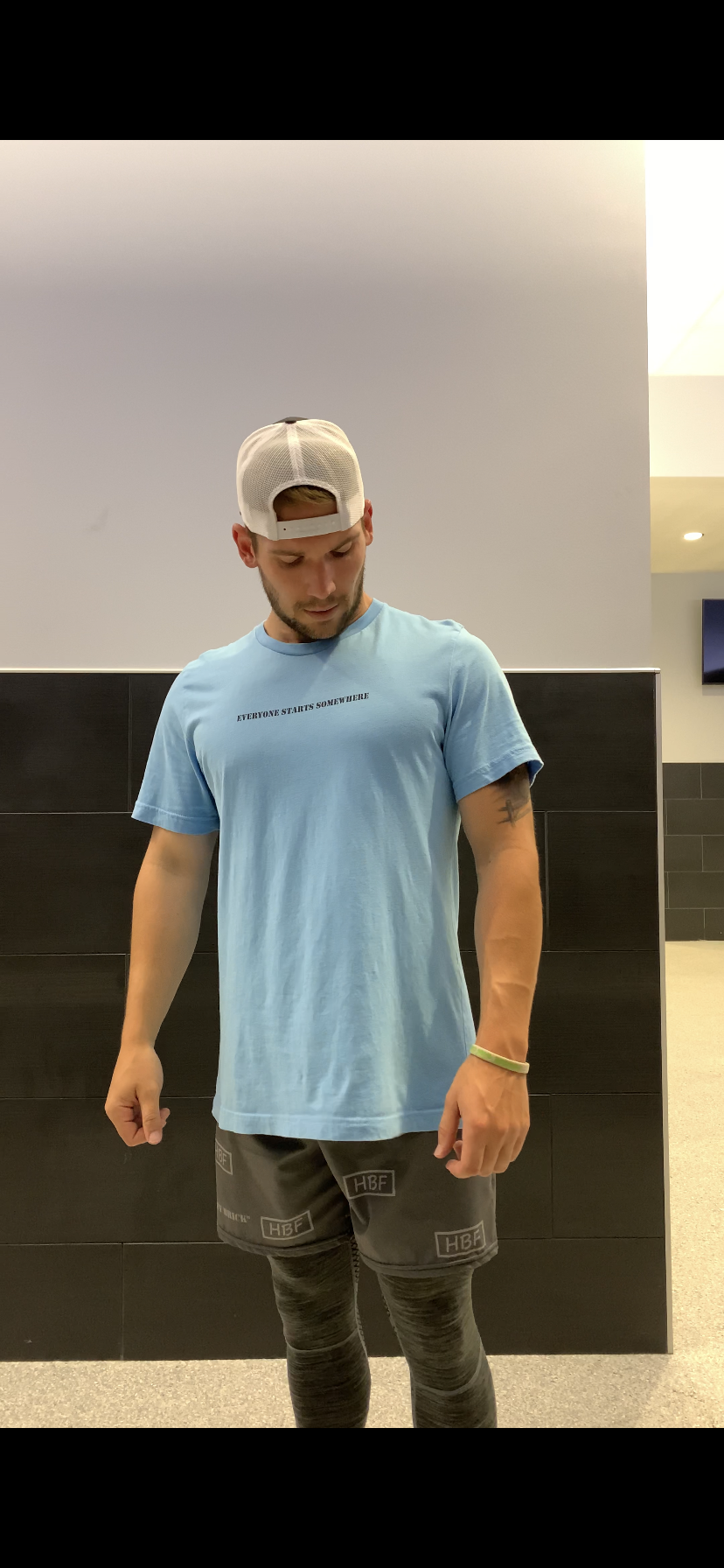 Everyone Starts Somewhere Tee - Ocean Blue
