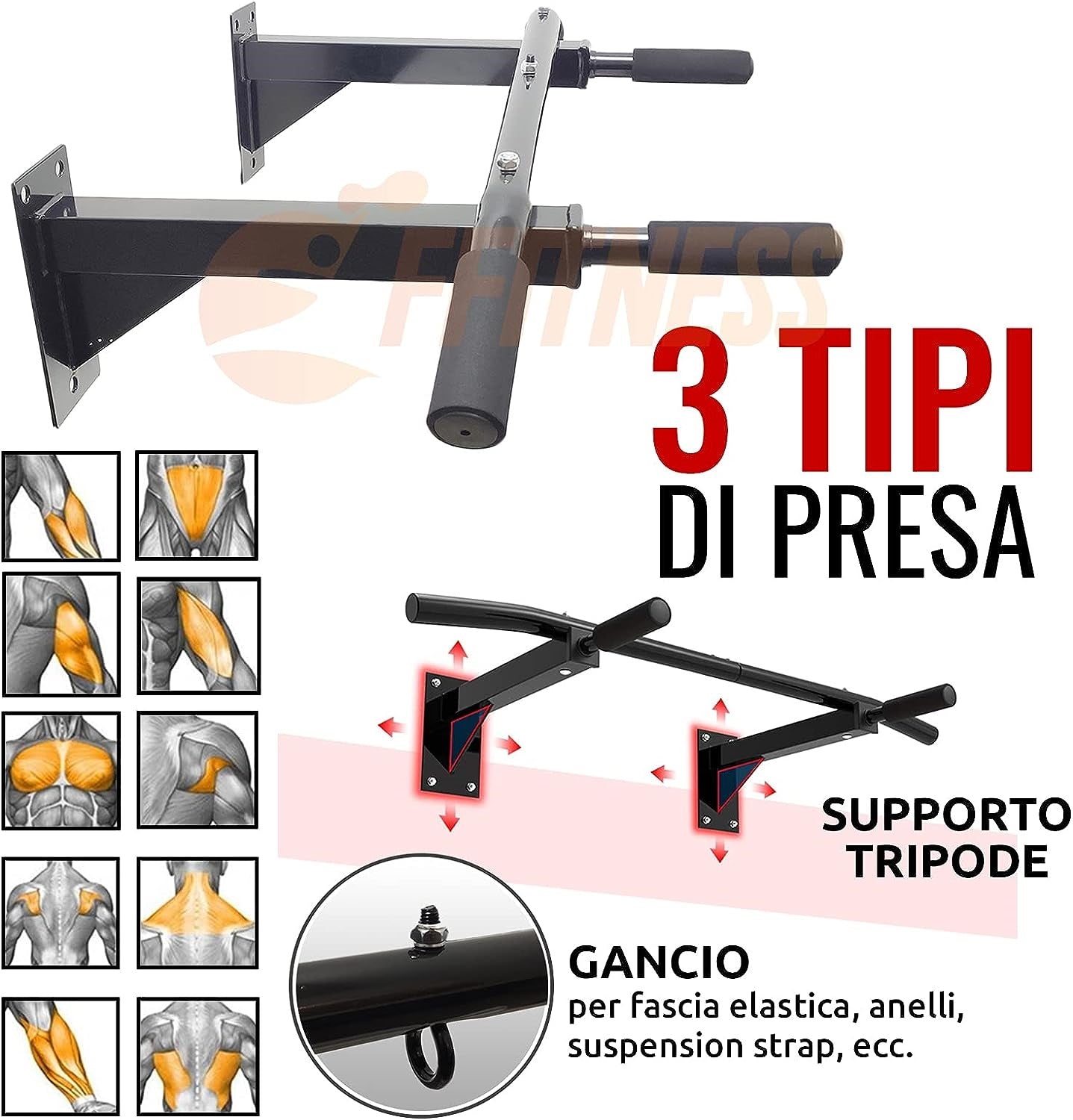 Barra per Trazioni a Parete