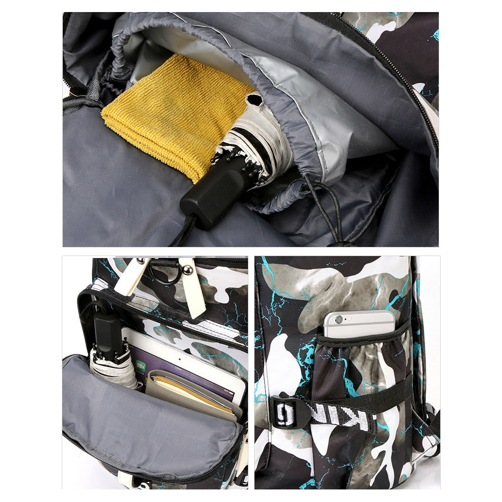 Stylish Waterproof Backpack For Travel, Sports And Gym