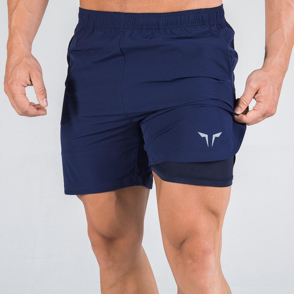 Men's 2 In 1 Sports Shorts