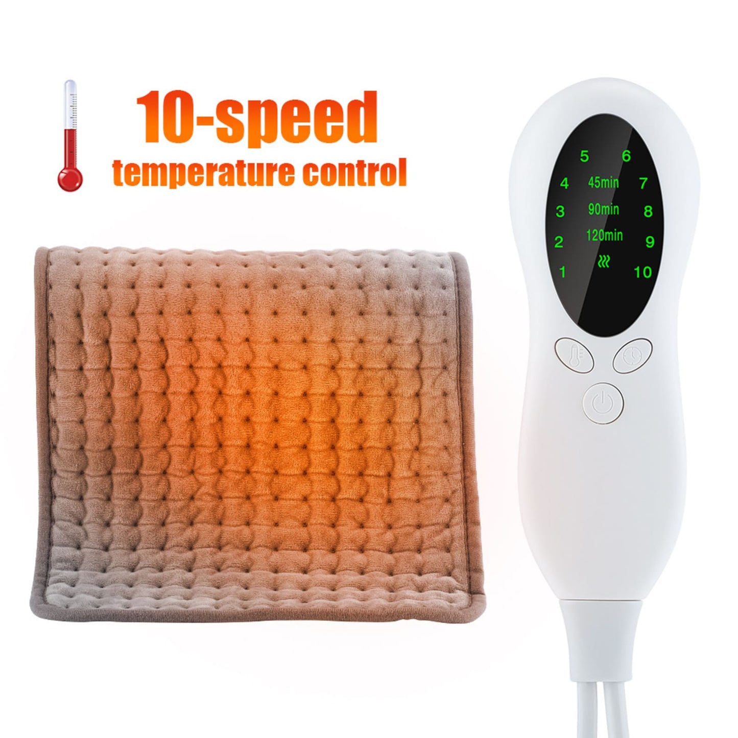 Electric Heating Pad for Back Pain Muscle Pain Relief, 12”x24”